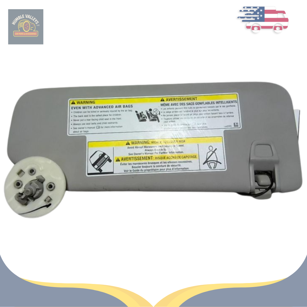2024–2025 Chevrolet Trax LH Driver Sunvisor Sun Visor with Mirror OEM — view 1
