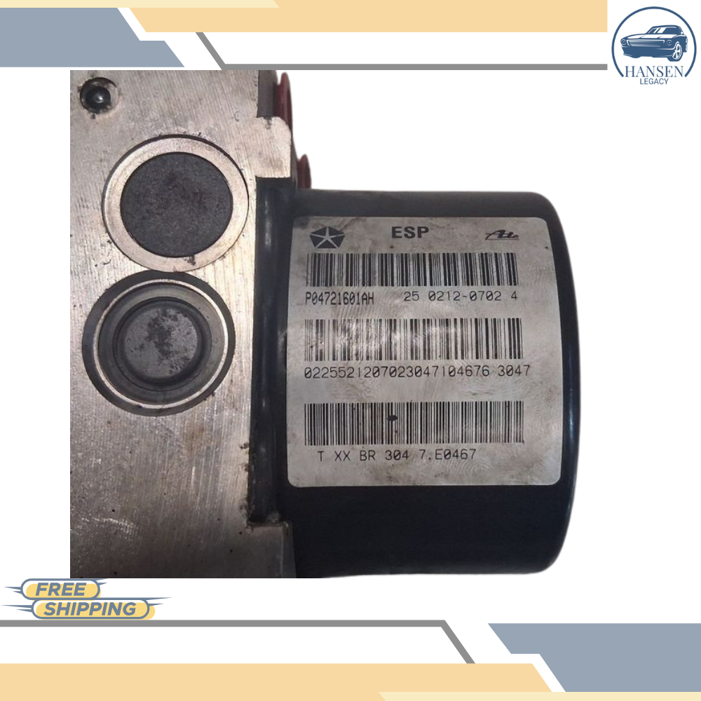 2008 Dodge Caravan Anti Lock Brake Assembly ABS 08 — view 5