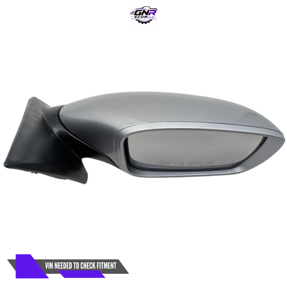 2011–2015 Hyundai Sonata Right Passenger Side View Door Mirror Silver OEM — view 3