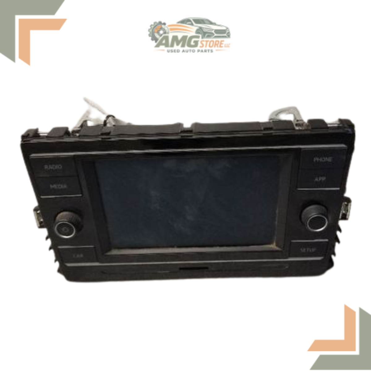 2018–2020 Volkswagen Tiguan Radio Receiver Center Dash Mounted ID 5G6035868 OEM — view 1