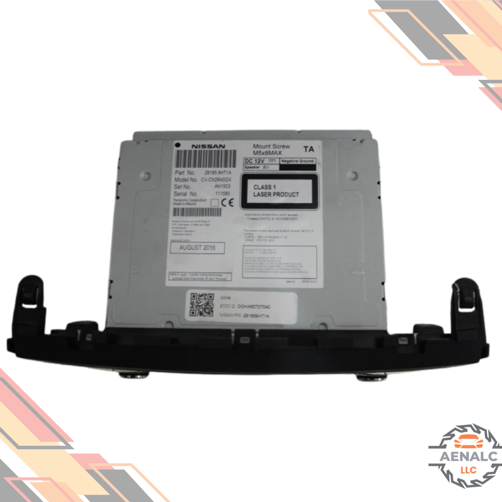 2016–2017 Nissan Altima Radio Display Receiver AM FM CD Base OEM — view 2