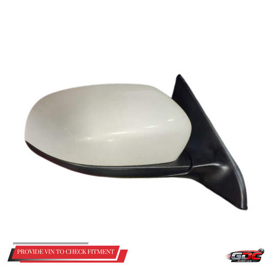 2017–2022 Jeep Compass Right Passenger Side Door Mirror Assembly White OEM — view 1