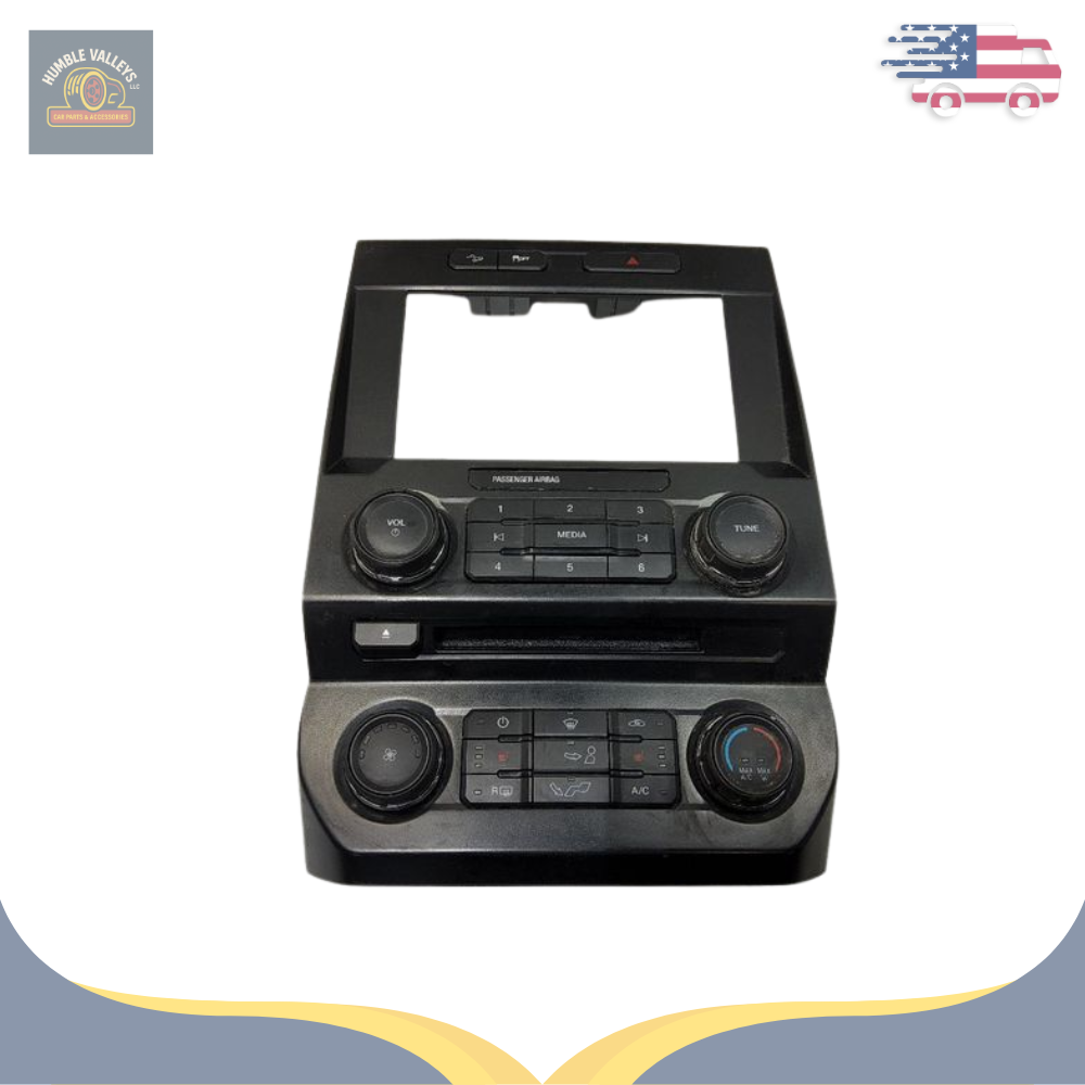 2019–2020 Ford F150 Radio Control Panel AC Heater Controls ID KL3T-18E243-CD<wbr/>C — view 1