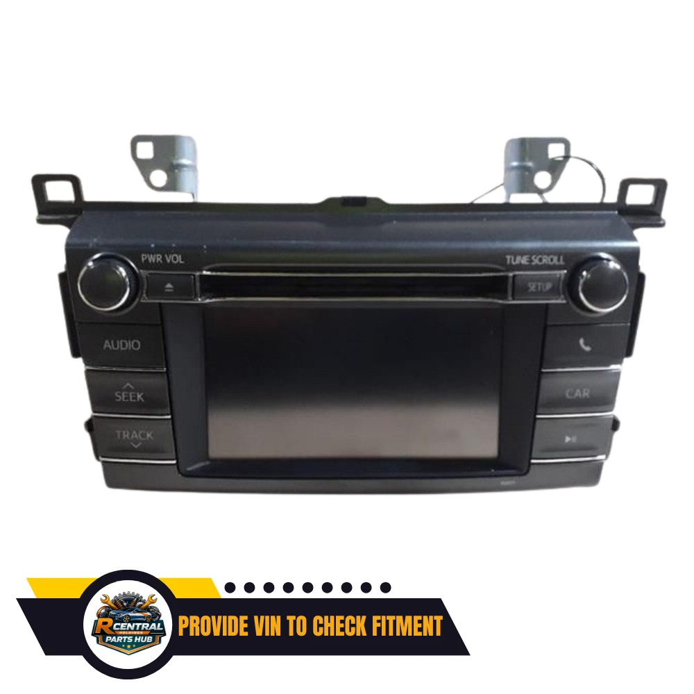 2013–2014 Toyota RAV4 Radio Display & Receiver Screen CD 100071 OEM — view 1
