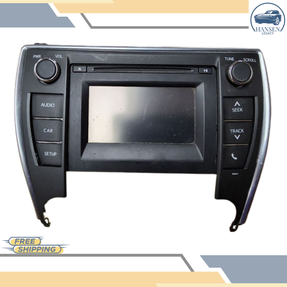 2016–2017 Toyota Camry CD Player Radio with Dash Display Screen 100614 OEM 16 17 — view 1