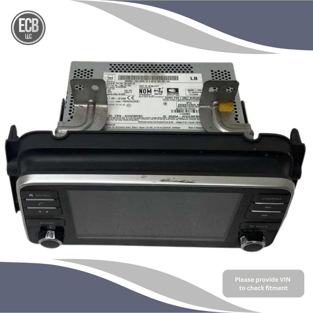 2020 Nissan Versa Satellite Radio Display Screen without Navigation OEM — view 4