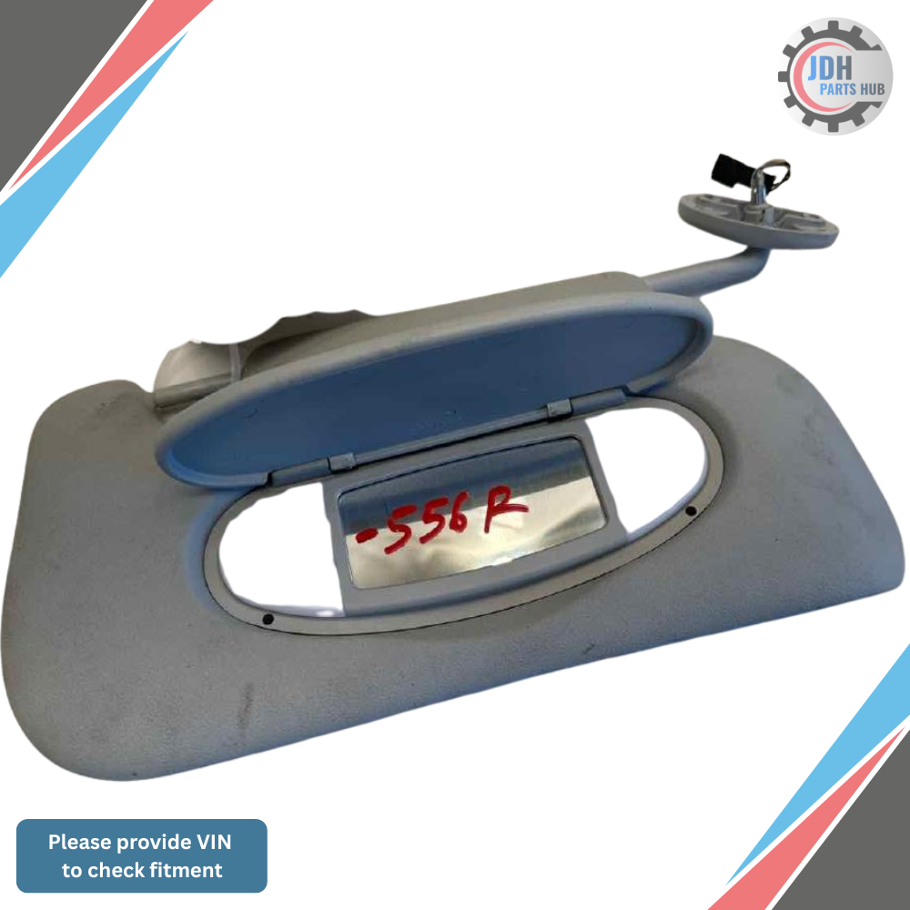 2007–2013 Mini Cooper RH Passenger Sunvisor Sun Visor with Mirror & Light OEM — view 2