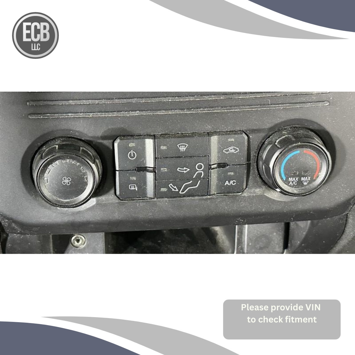 2017–2020 Ford F250 F350 Manual A/C Heater Temperature Control OEM — view 3