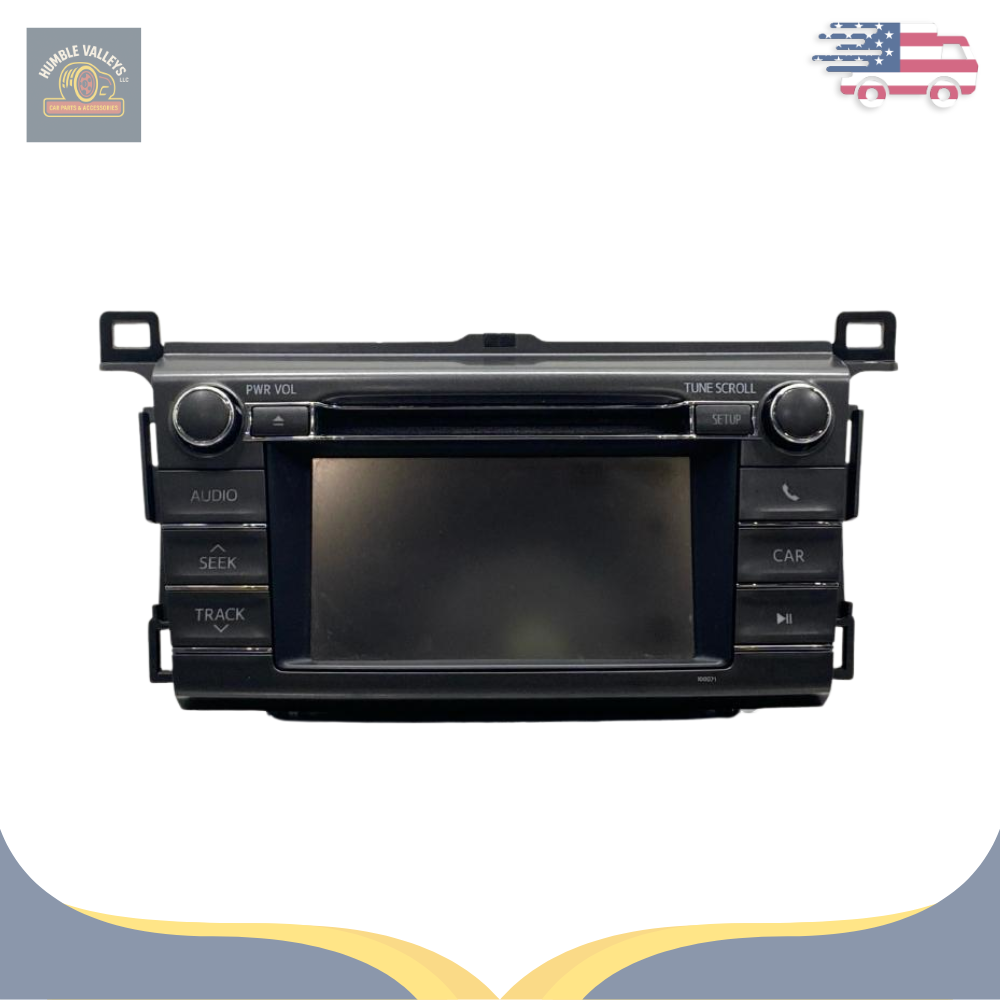 2013–2014 Toyota RAV4 Radio Display & Receiver Screen CD 100071 OEM 86140 0R010 — view 1
