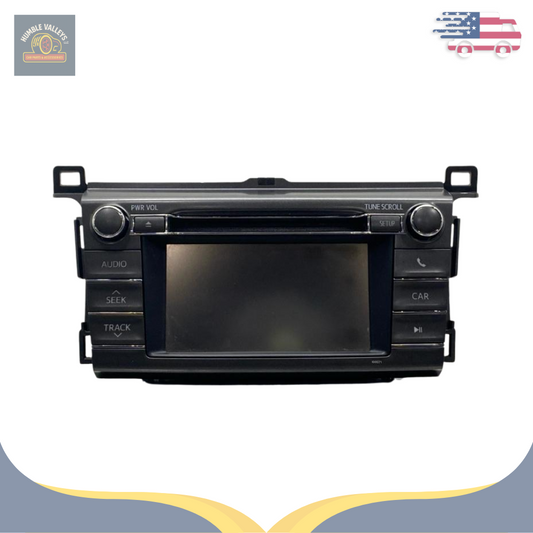 2013–2014 Toyota RAV4 Radio Display & Receiver Screen CD 100071 OEM 86140 0R010 — view 1