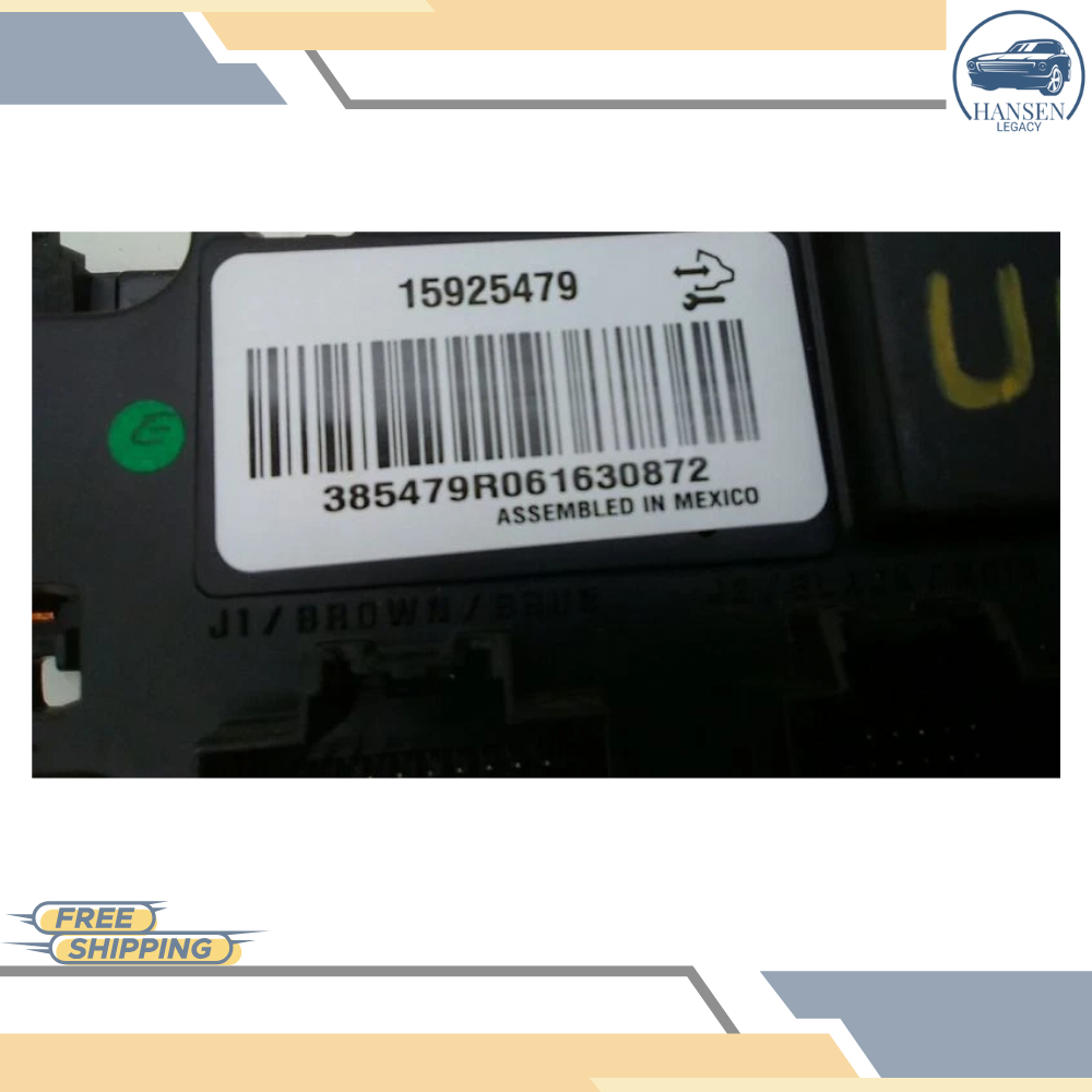 2007–2011 GMC Yukon Dash Mounted Heater AC Temperature Control OEM — view 2
