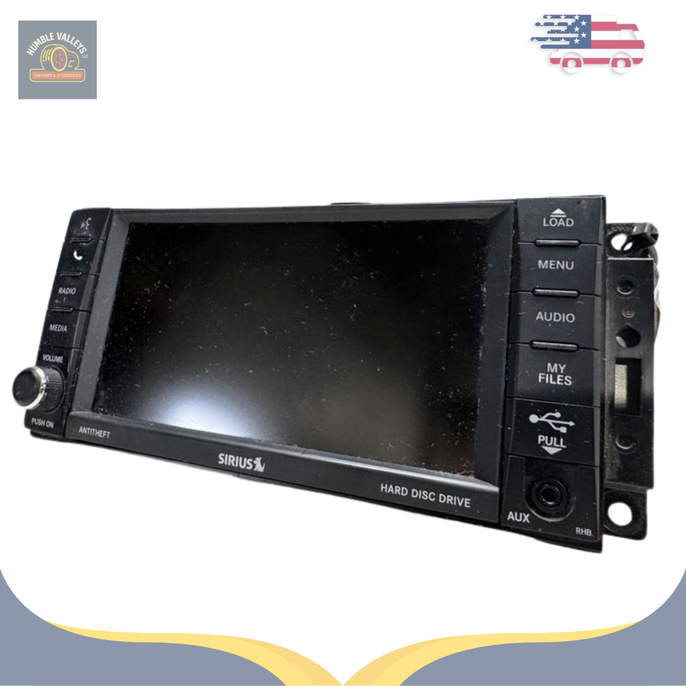 2012 Dodge Ram 1500 Radio AM FM CD DVD Player Receiver with Navigation ID RHB OEM — view 2