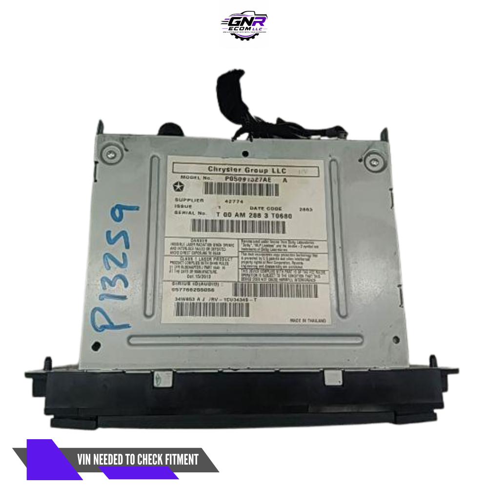 2012–2016 Chrysler Town & Country Multimedia SAT DVD Radio RBZ OEM — view 3
