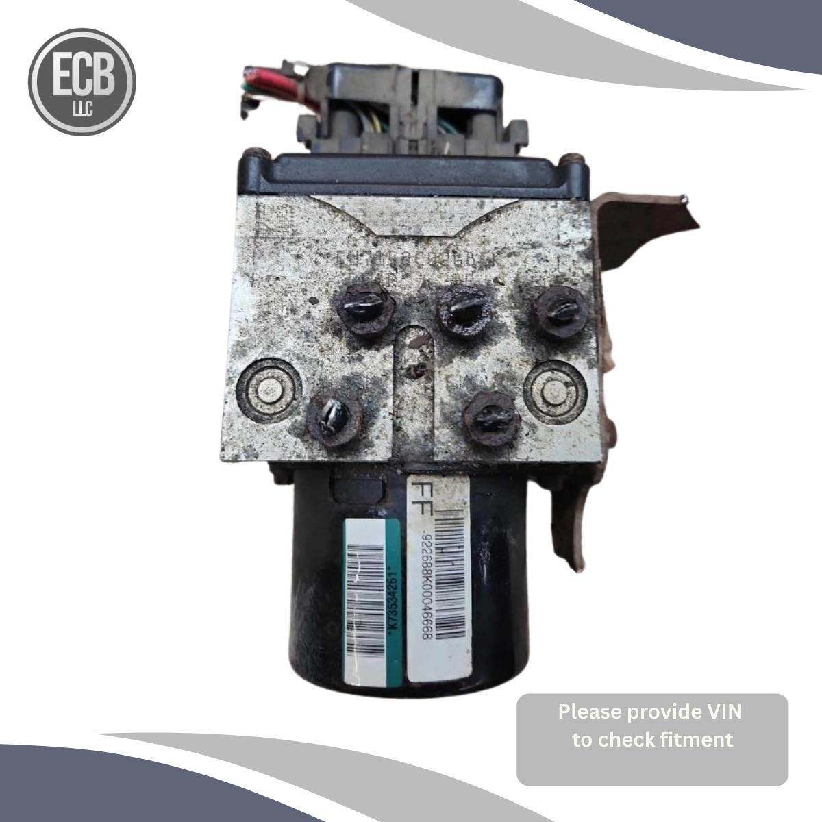 2007–2010 GMC Sierra / Chevrolet Silverado 2500 ABS Anti-Lock Brake Pump OEM — view 1