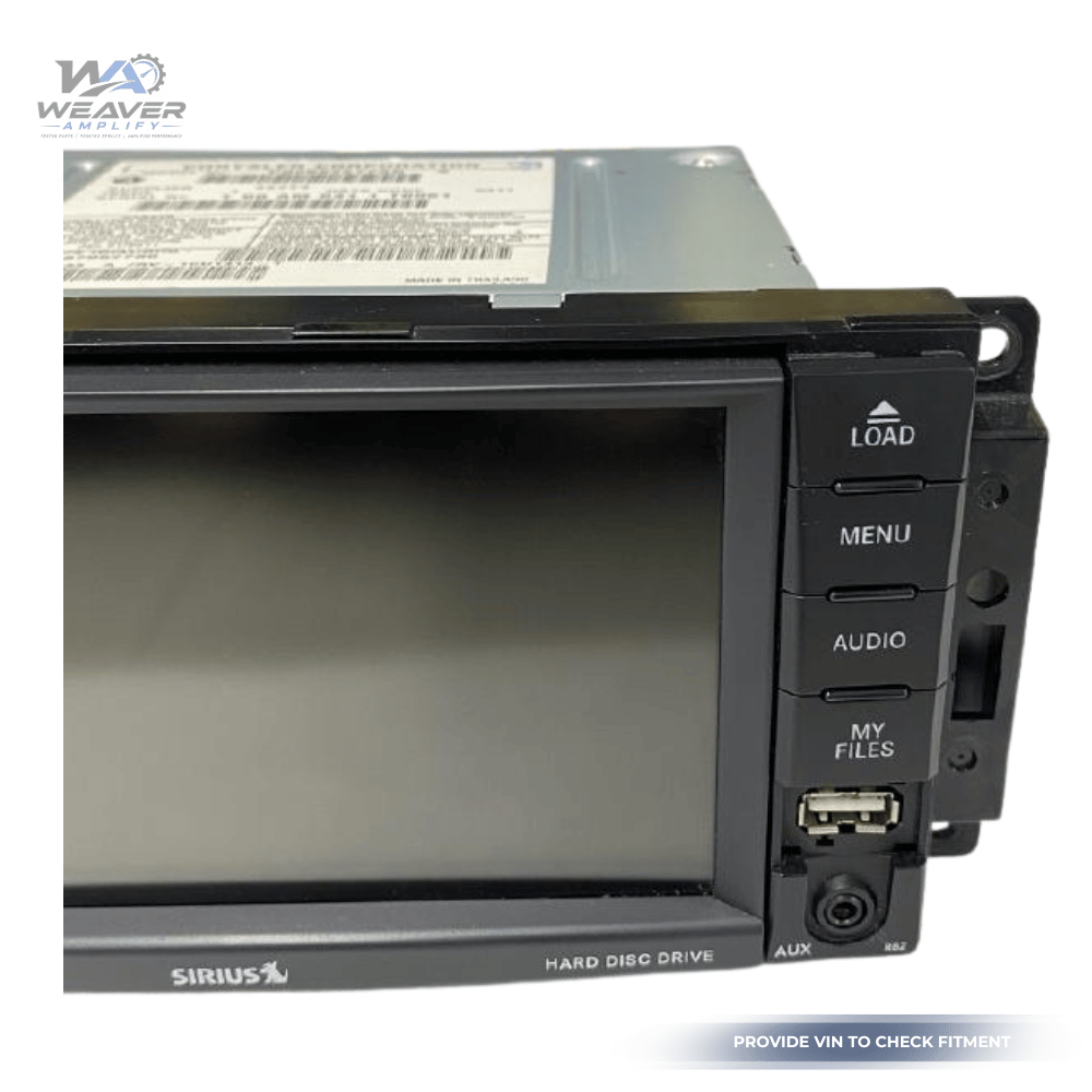 2010–2012 Dodge Caliber Radio AM/FM Satellite DVD Player Receiver ID RBZ OEM — view 2