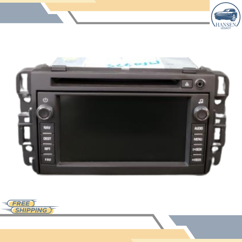 2008–2009 Chevrolet Tahoe AM FM CD DVD Radio Receiver Navigation Option U3U — view 1