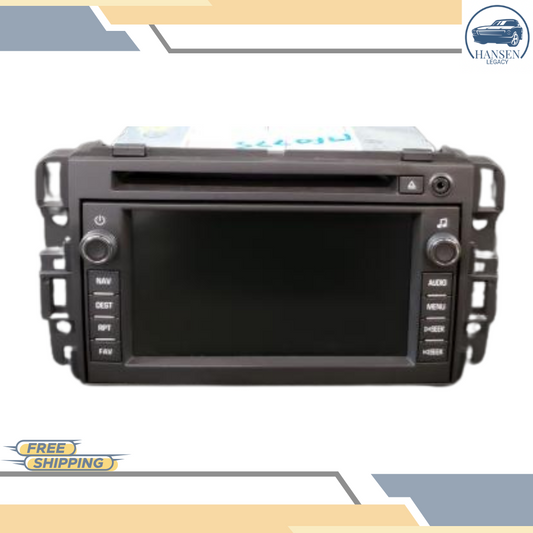 2008–2009 Chevrolet Tahoe AM FM CD DVD Radio Receiver Navigation Option U3U — view 1