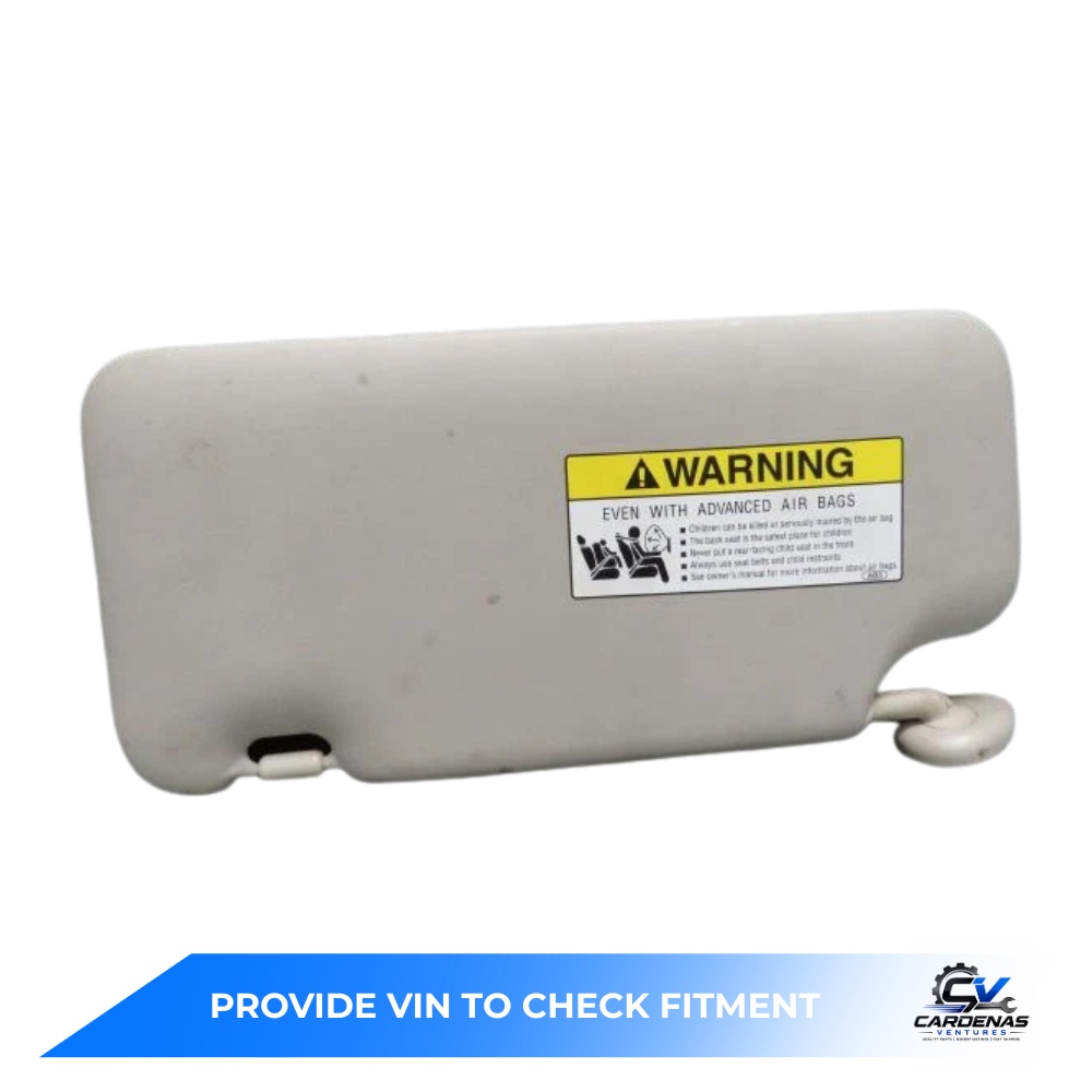 2015–2020 Honda Fit Passenger RH Sun Visor OEM — view 2