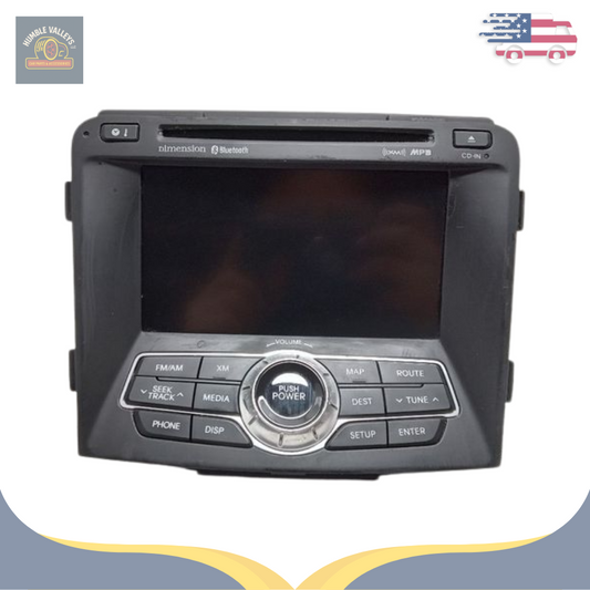 2011 Hyundai Sonata Radio Receiver with GPS Navigation Part # 96560-3Q000 OEM 11 — view 1