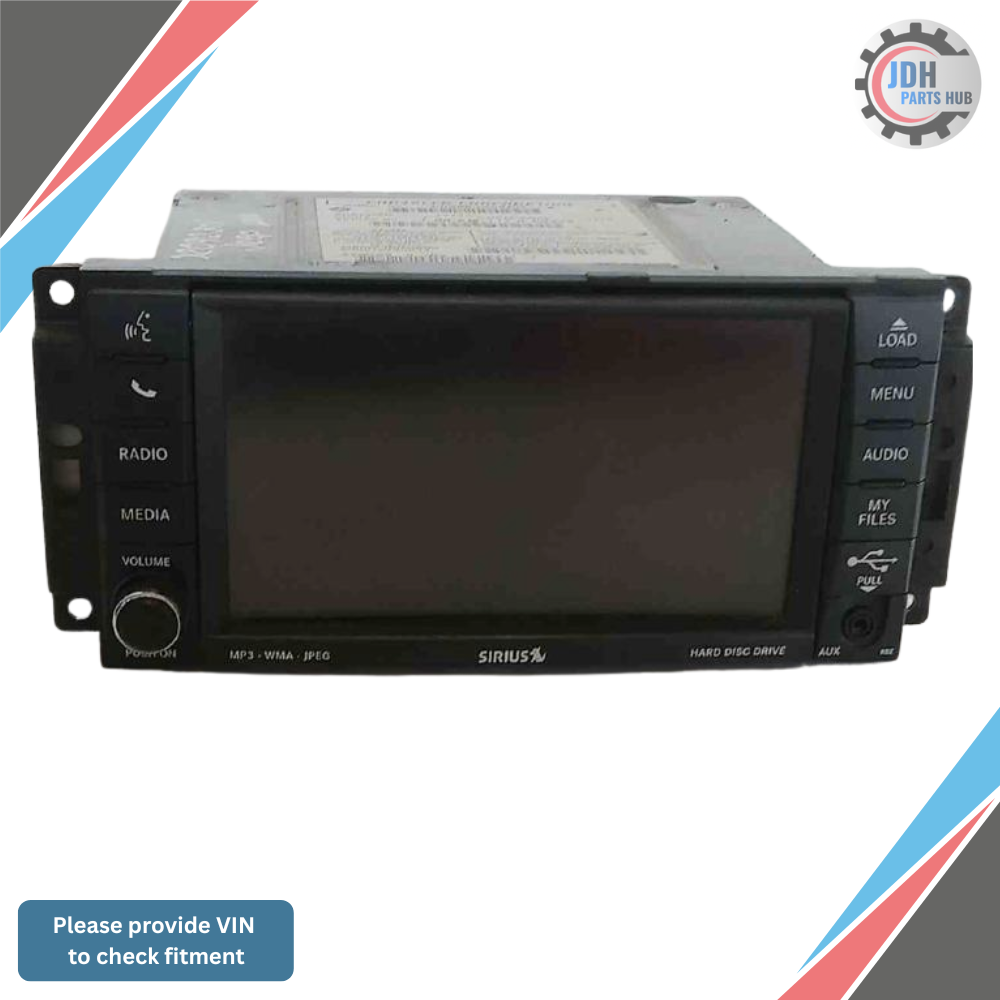 2011–2017 Jeep Patriot Compass AM FM CD DVD Satellite Radio Receiver ID RBZ OEM — view 1