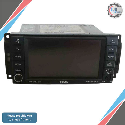 2011–2017 Jeep Patriot Compass AM FM CD DVD Satellite Radio Receiver ID RBZ OEM — view 1