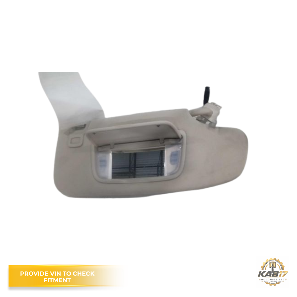2019 Lincoln Nautilus RH Passenger Sunvisor with Mirror & Light Gray OEM — view 2