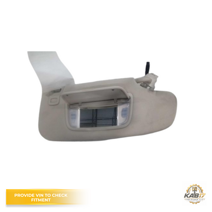 2019 Lincoln Nautilus RH Passenger Sunvisor with Mirror & Light Gray OEM — view 2