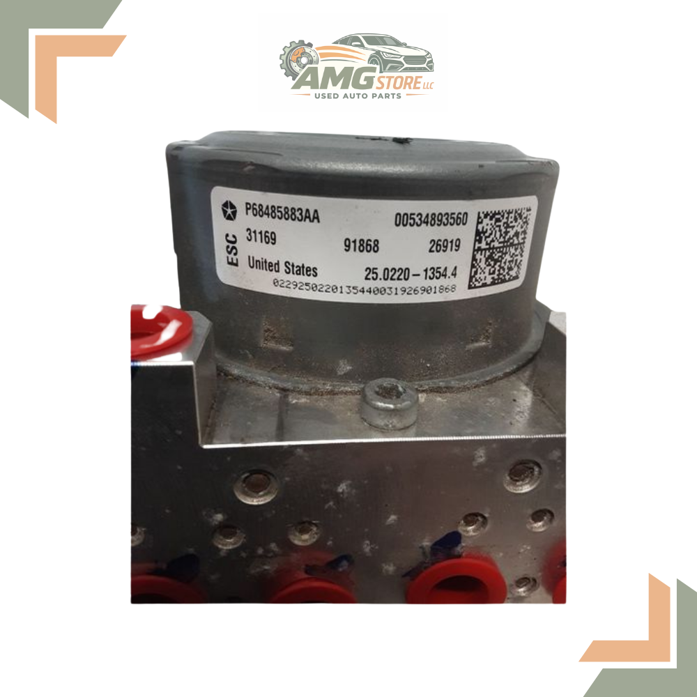 2017–2021 Jeep Compass ABS Anti Lock Brake Actuator Pump — view 2