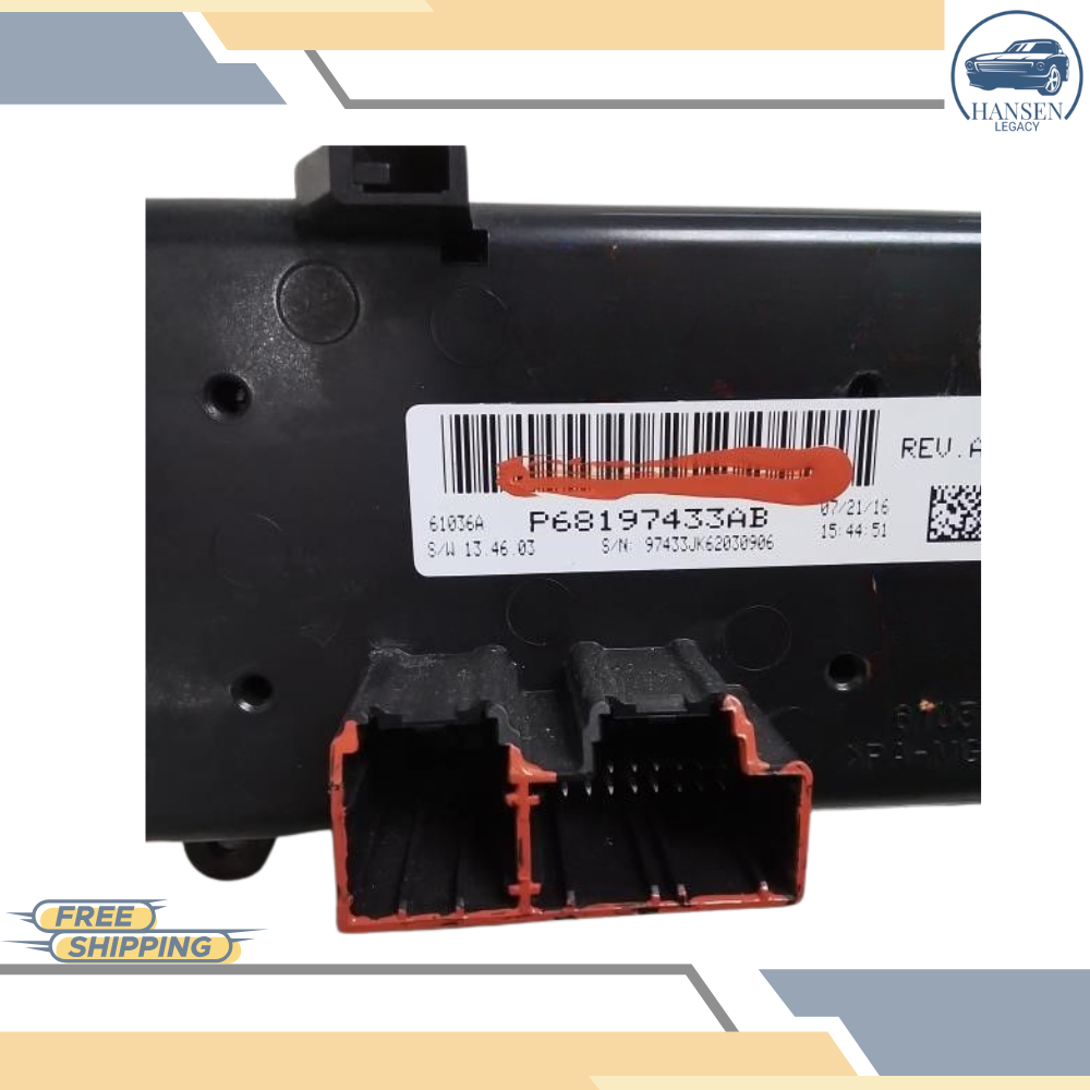 2014–2018 Jeep Wrangler A/C AC Temperature Heater Control Manual 15 16 17 OEM — view 5