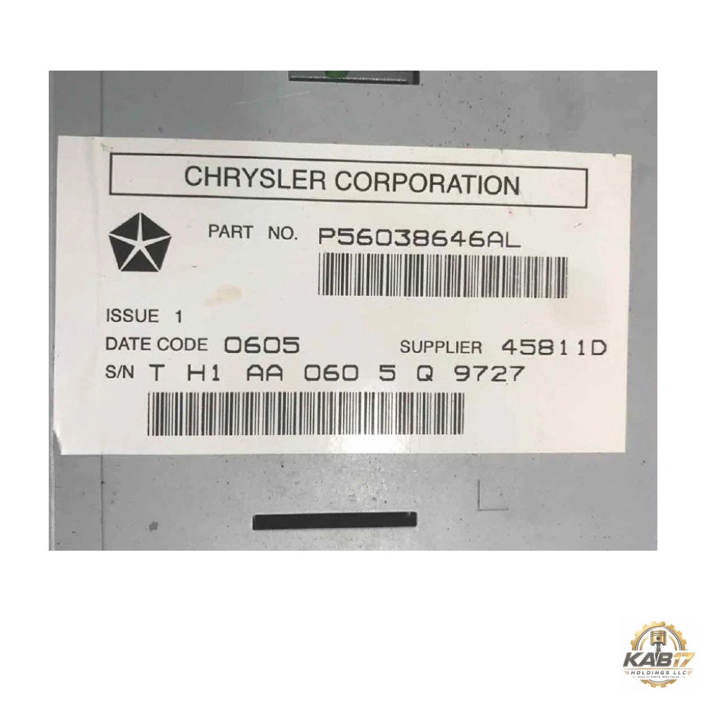 2005–2007 Chrysler 300 Charger Radio Receiver Display Option REC OEM — view 4