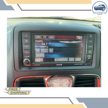 2013–2016 Chrysler Town & Country AM FM CD Navigation Radio Display Screen RHB — view 1