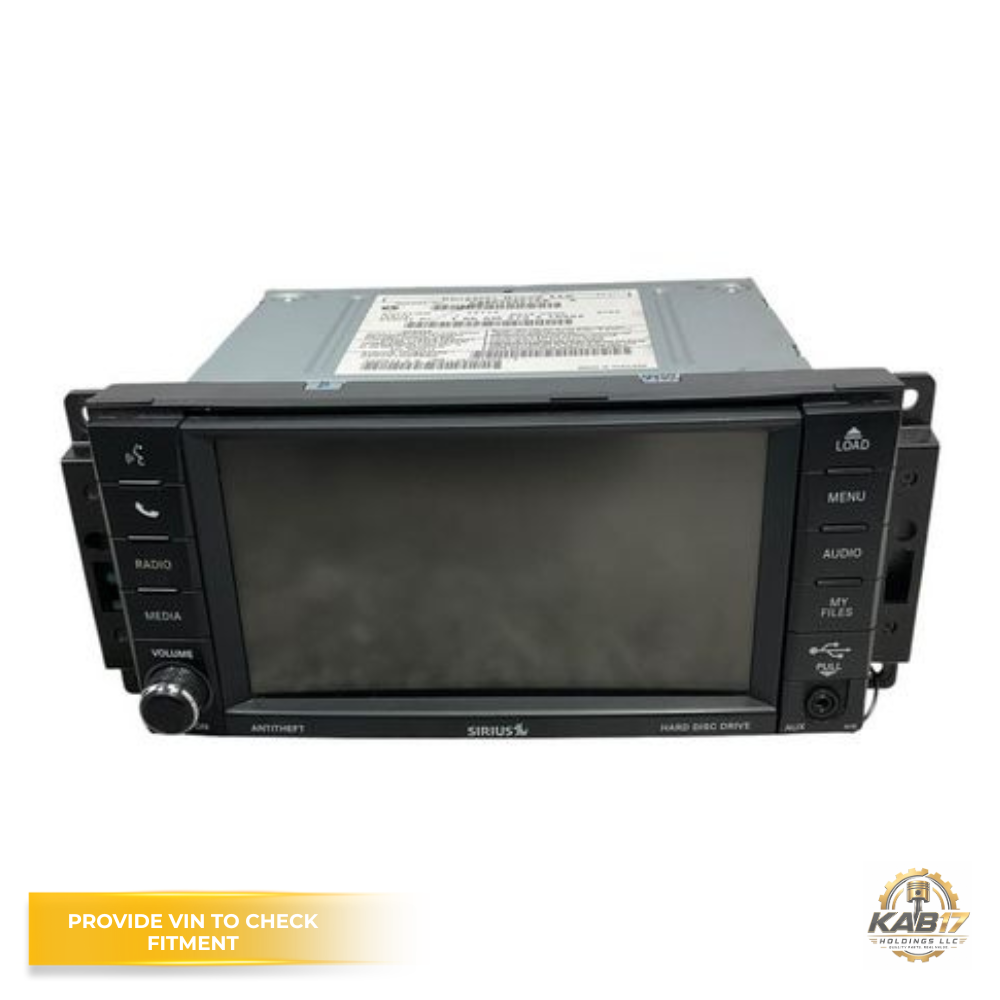 2013–2016 Chrysler Town & Country AM FM CD Navigation Radio Display Screen OEM — view 1