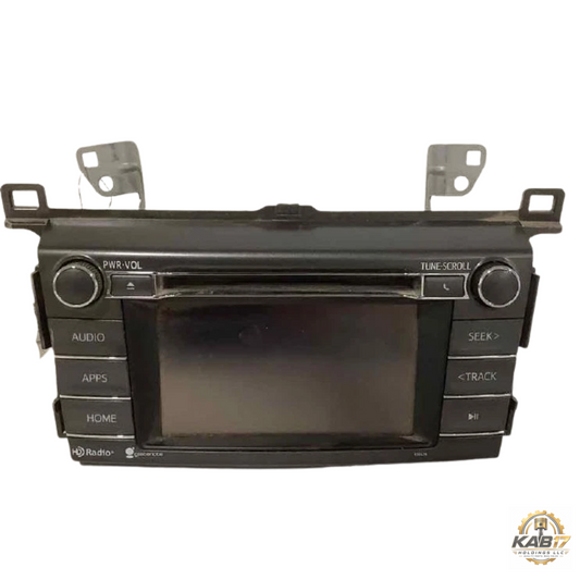 2014–2015 Toyota Rav4 Radio Receiver Display ID 100325 OEM — view 1