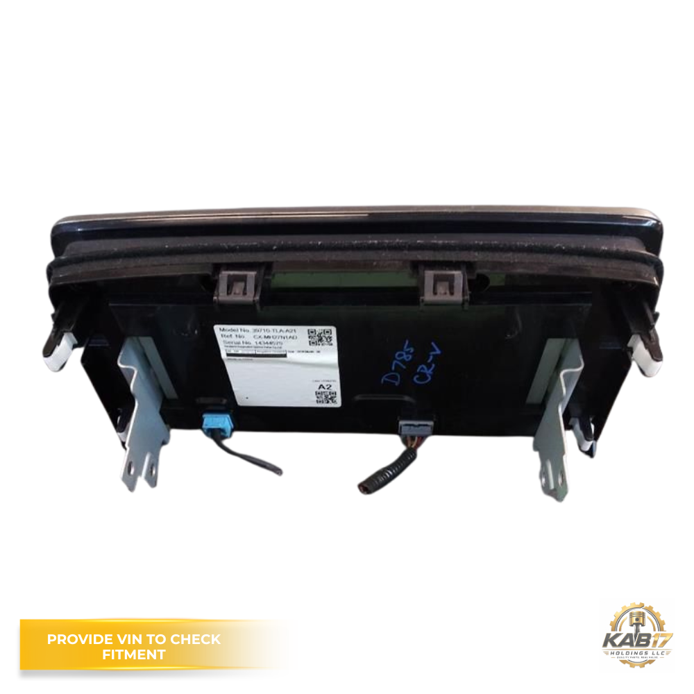 2018–2022 Honda CRV AM FM Radio Display Screen 7.0 OEM — view 3