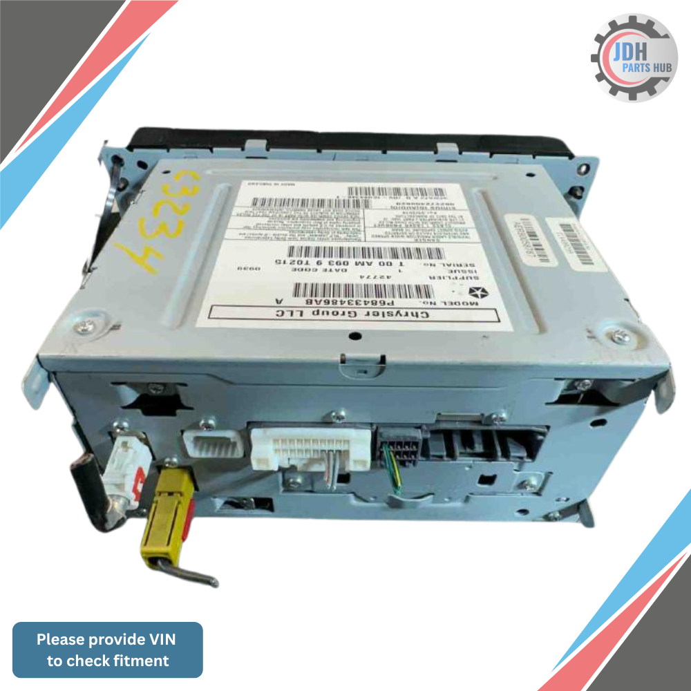 2012–2019 Chrysler Town & Country Radio Multimedia Satellite AM FM CD RBZ OEM — view 2