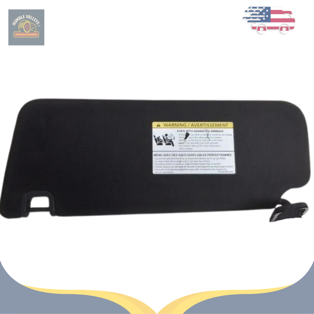 2017–2022 Land Rover Discovery RH Passenger Sunvisor with Mirror & Light OEM — view 1