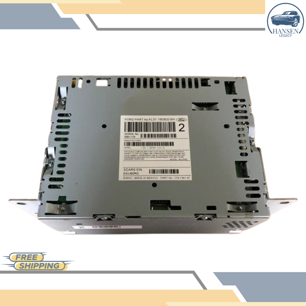 2019–2020 Ford F150 AM-FM Radio Receiver KL3T-18D832-BC thru BH 19 20 Tested — view 2