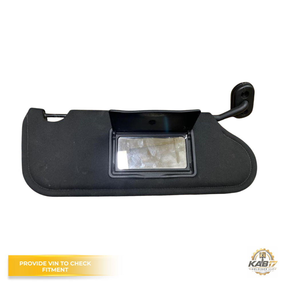 2011–2014 Chrysler 200 RH Passenger Sunvisor with Mirror Black OEM — view 1