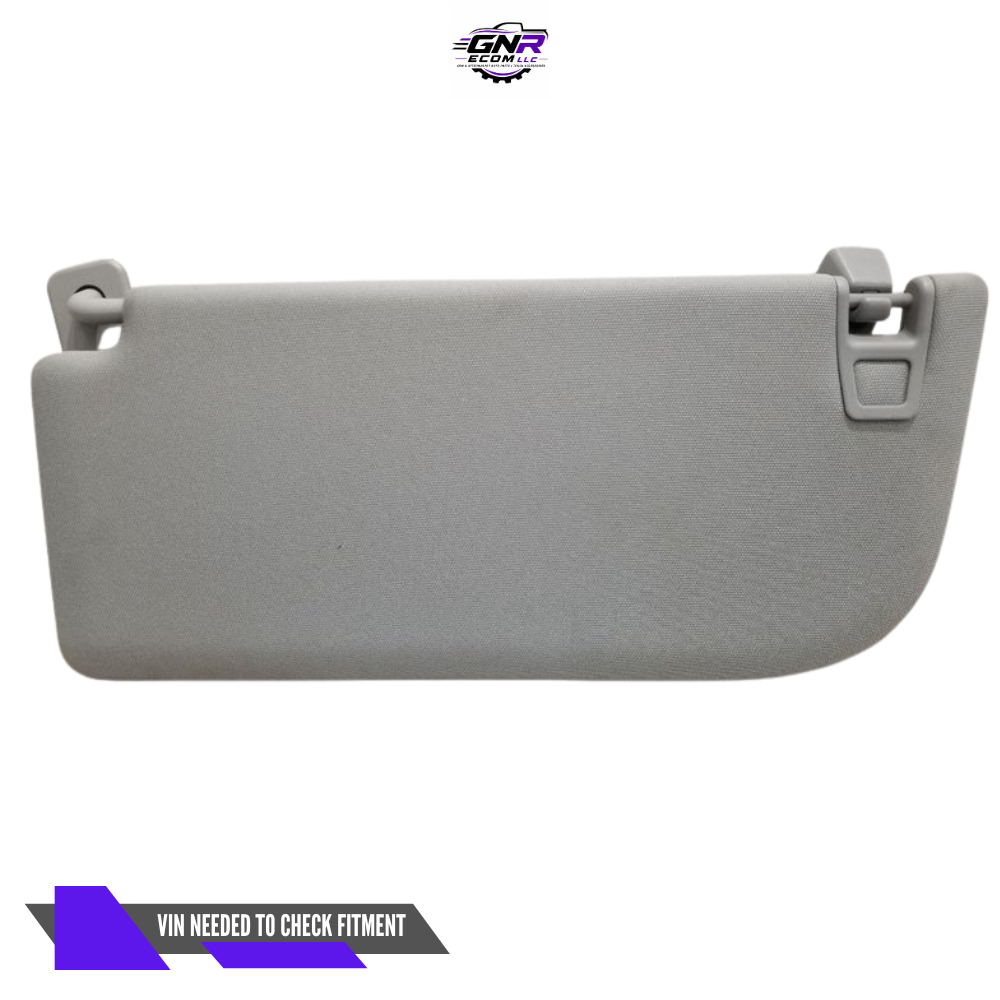 2021–2025 Ford F150 Driver LH Interior Gray Cloth Sun Visor OEM — view 2