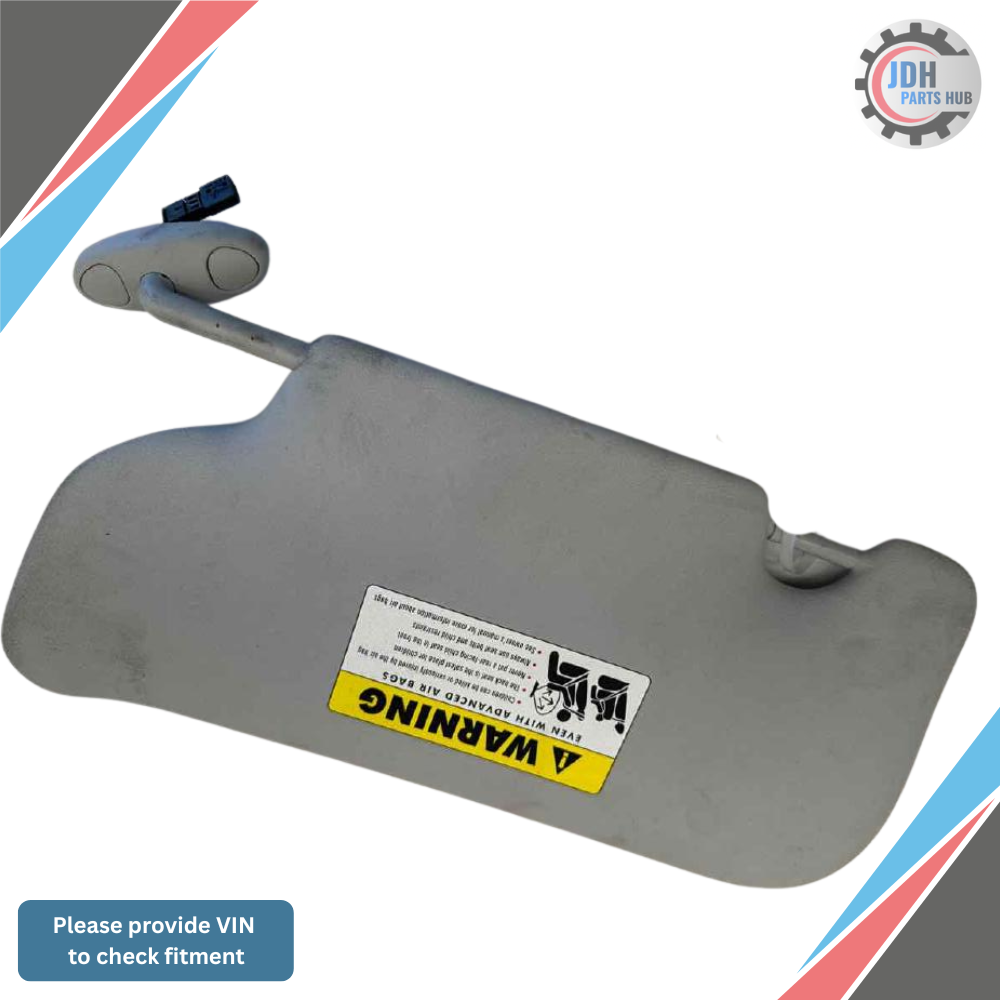 2007–2013 Mini Cooper RH Passenger Sunvisor Sun Visor with Mirror & Light OEM — view 3