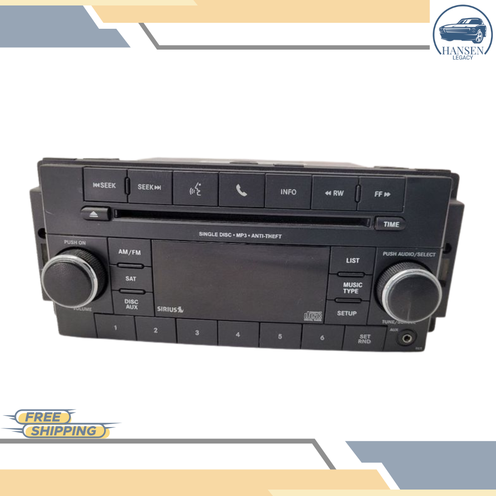 2012–2017 Jeep Patriot AM-FM-CD-MP3 Player Satellite Radio Receiver ID RES OEM — view 2