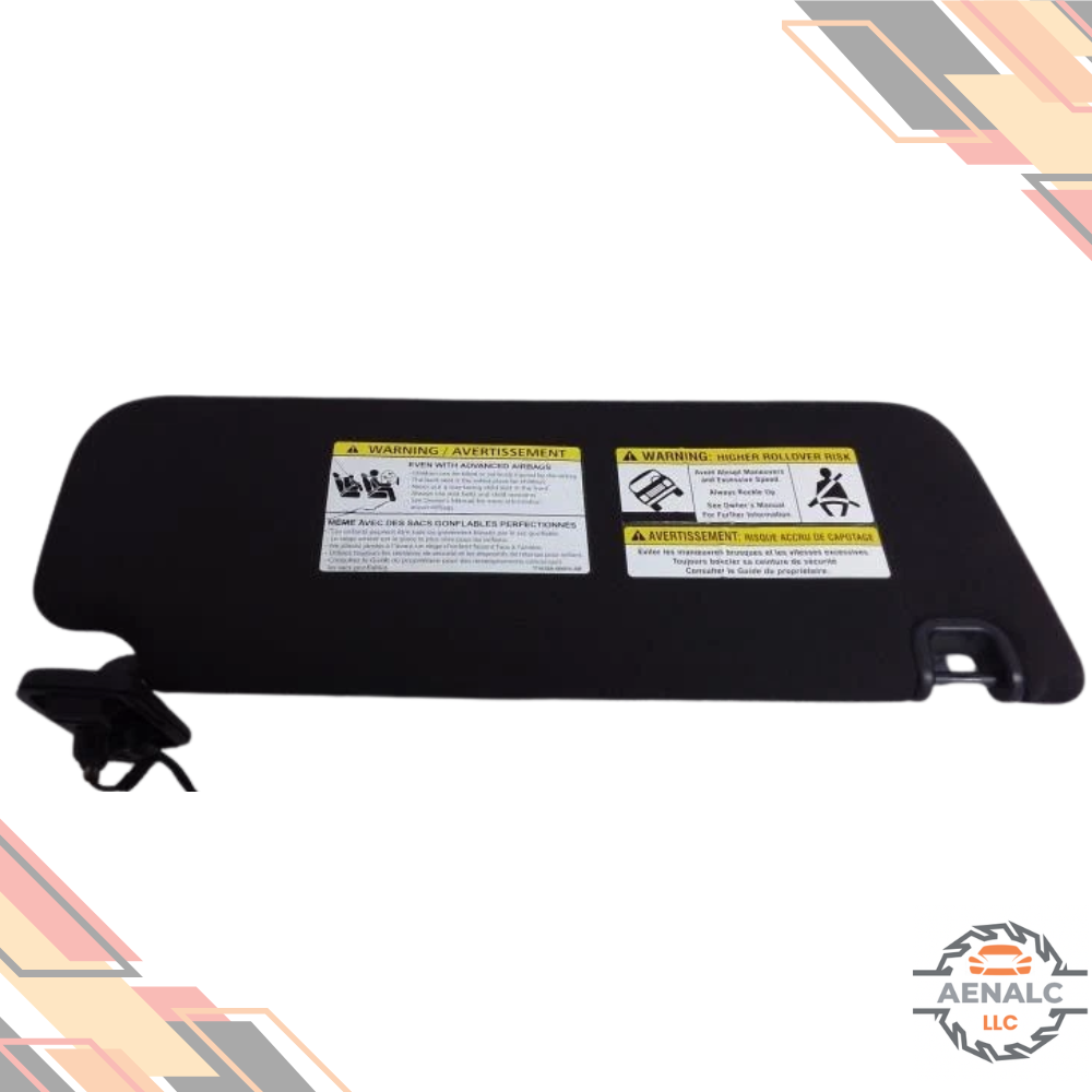 2017–2022 Land Rover Discovery RH Passenger Sunvisor with Mirror & Light OEM — view 3