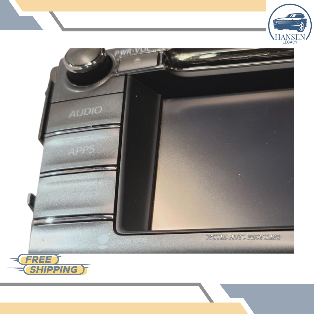 2014–2015 Toyota Rav4 Radio Receiver Display Face ID 100325 Tested — view 4