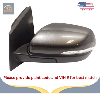 2019–2024 Ford Edge Left Driver Side View Door Mirror with Turn Signal Gray OEM LH — view 1