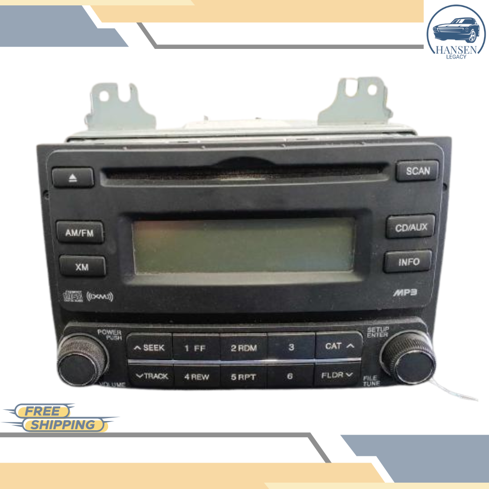 2009–2010 Hyundai Elantra Sedan AM FM CD Player Radio Receiver 09 10 — view 2
