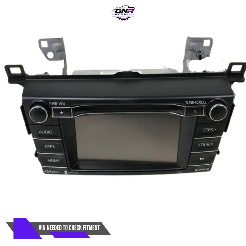 2016–2018 Toyota Rav4 AM FM CD Sirius XM Audio Radio Player Display Screen — view 2