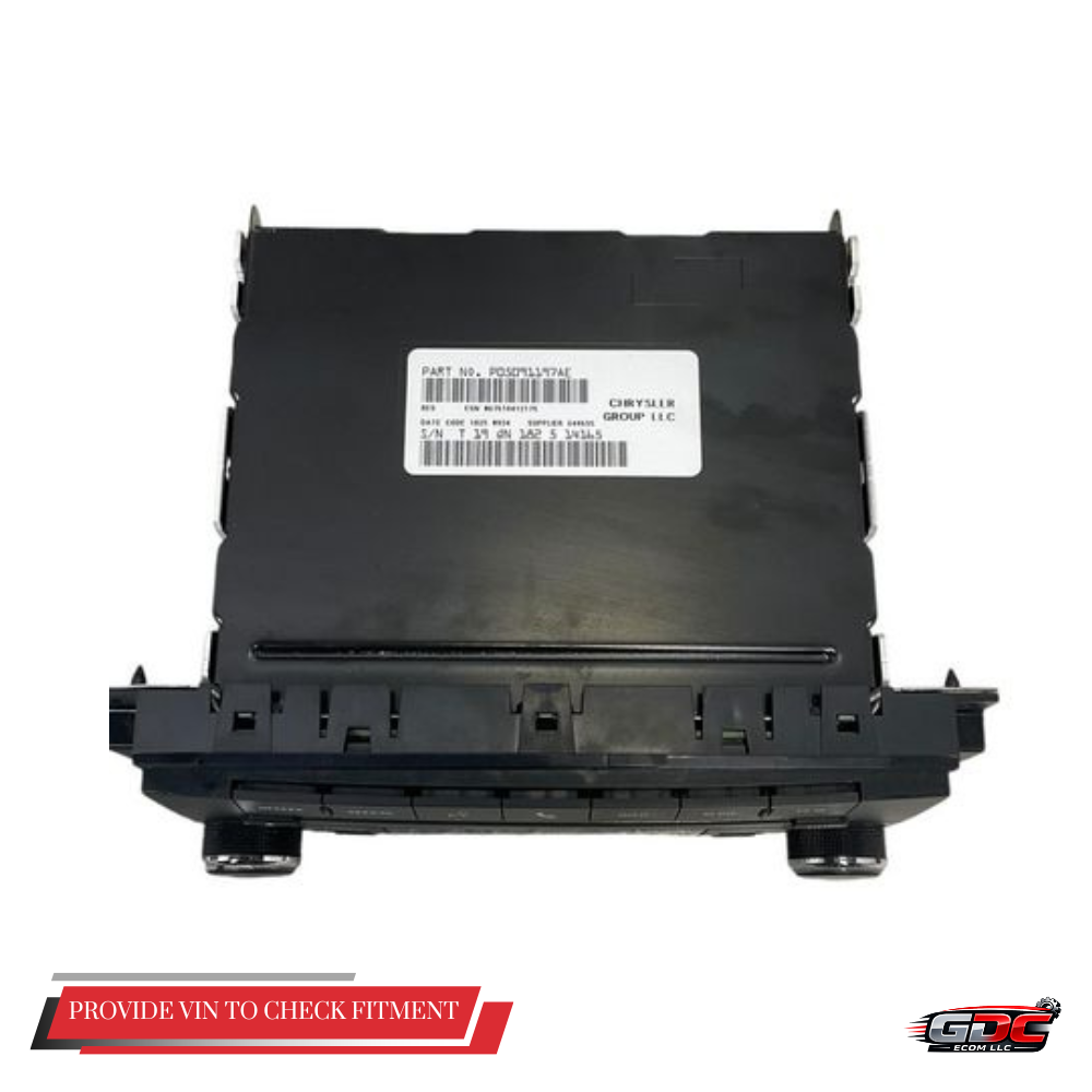 2012–2017 Jeep Patriot AM-FM-CD-MP3 Player Satellite Radio Receiver OEM — view 2