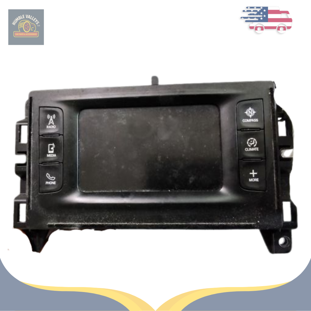 2014 Jeep Cherokee AM FM Radio Display Screen 5 OEM — view 1