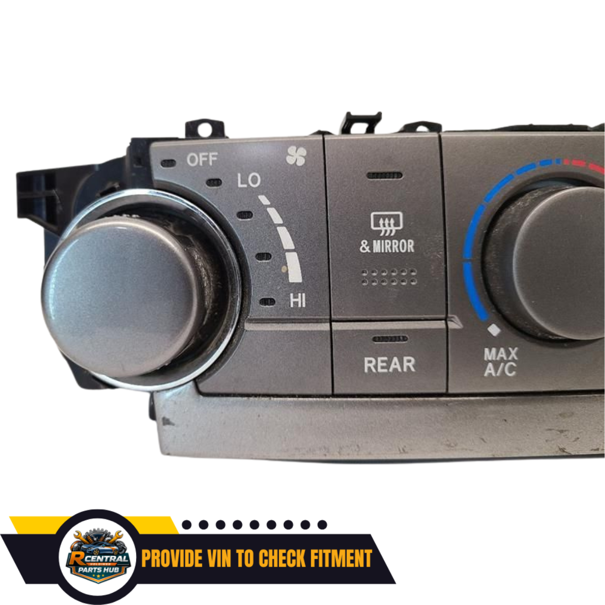 2011–2013 Toyota Highlander Climate AC Heater Control Unit OEM — view 3