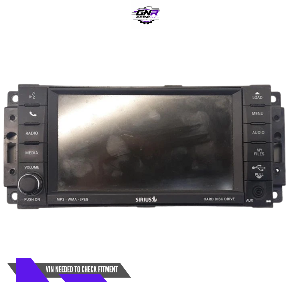 2011 Dodge Truck Ram 1500 AM FM Radio Receiver with Navigation with Display Screen OEM — view 1